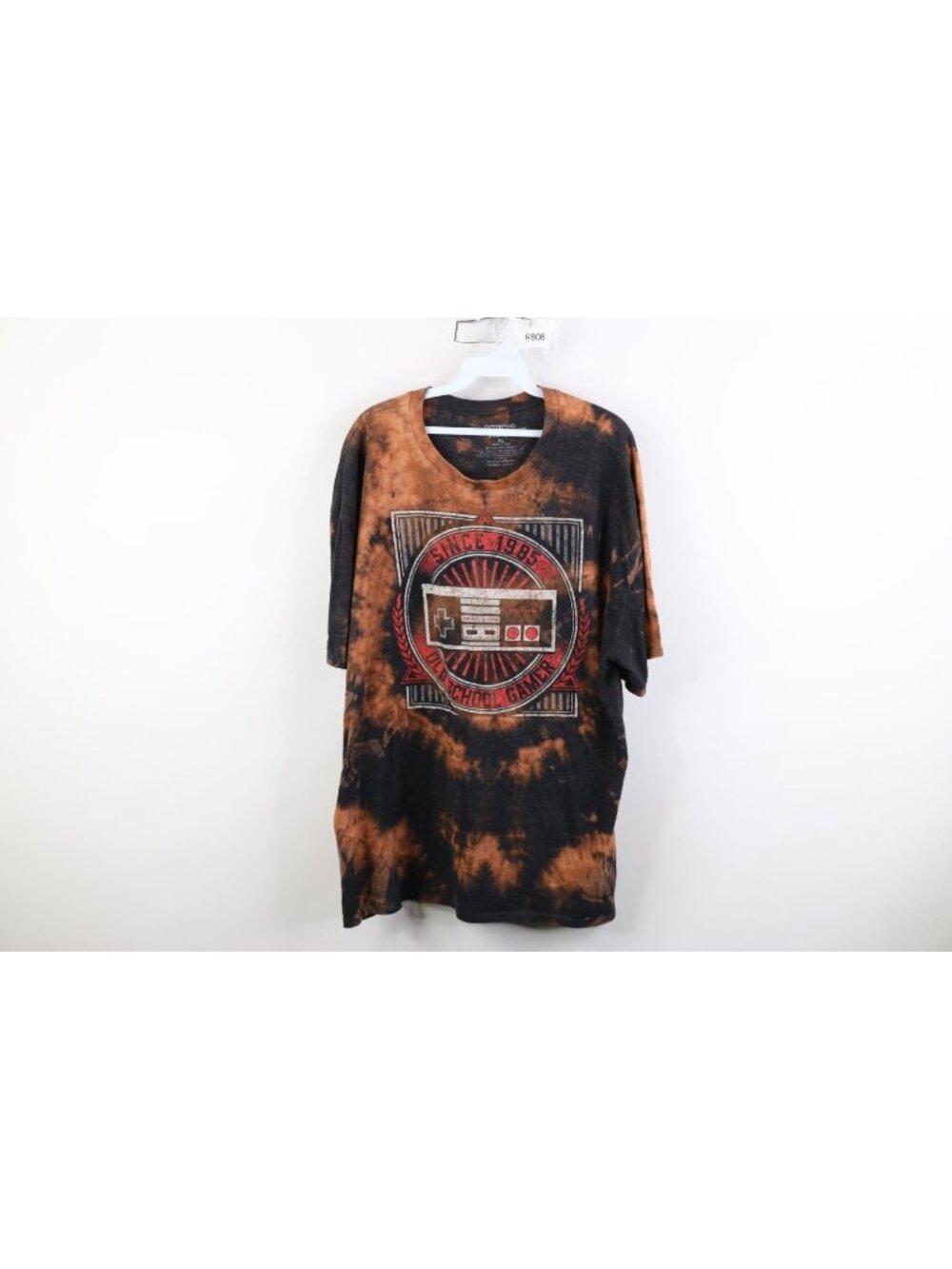 Retro Y2K Nintendo Entertainment System Mens XL Acid Wash Jersey Knit T-Shirt